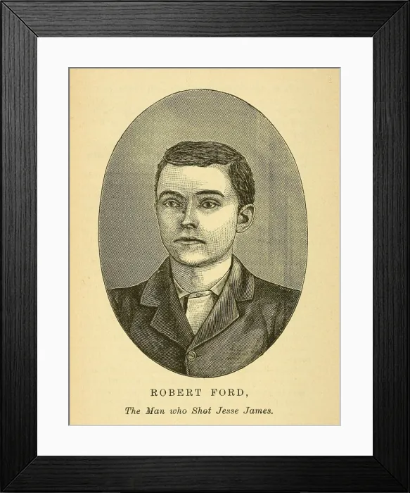 Framed Print : Bob Ford, the assassin of Jesse James Framed Print : Bob Ford, the assassin of Jesse James