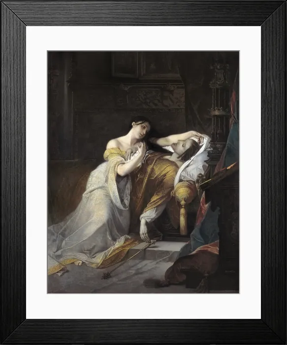 Framed Print : Philip I the Handsome (1478-1506). King of the Netherlands (1482-1506) and Castile (1504-1506), married to Joanna the Mad.; Joan the Mad (1479-1555) Framed Print : Philip I the Handsome (1478-1506). King of the Netherlands (1482-1506) and Castile (1504-1506), married to Joanna the Mad.; Joan the Mad (1479-1555)
