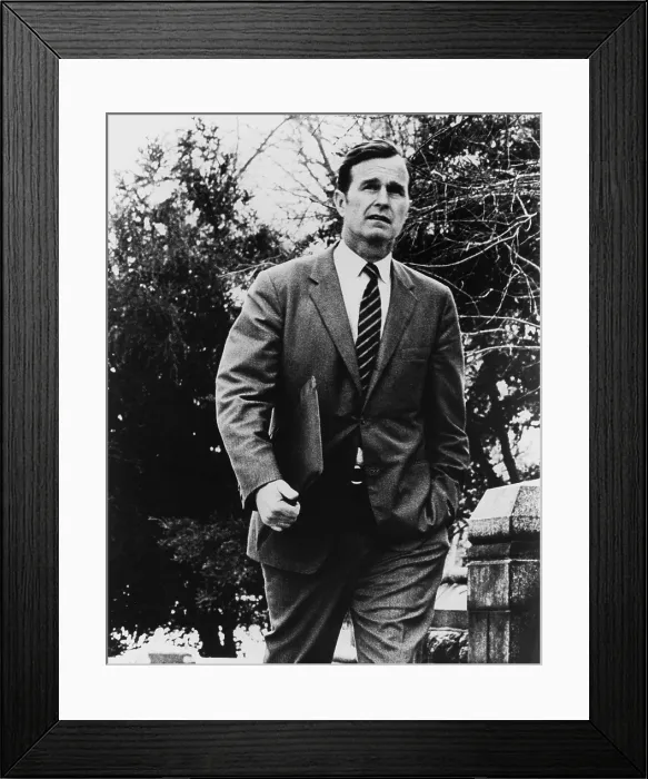 Framed Print : George Bush as a U.S. Congressman from 1966-1970. (BSLOC_2011_3_103)