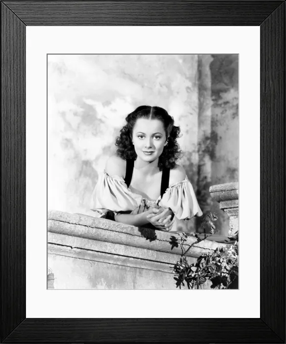 Framed Print : ANTHONY ADVERSE, Olivia de Havilland, 1936