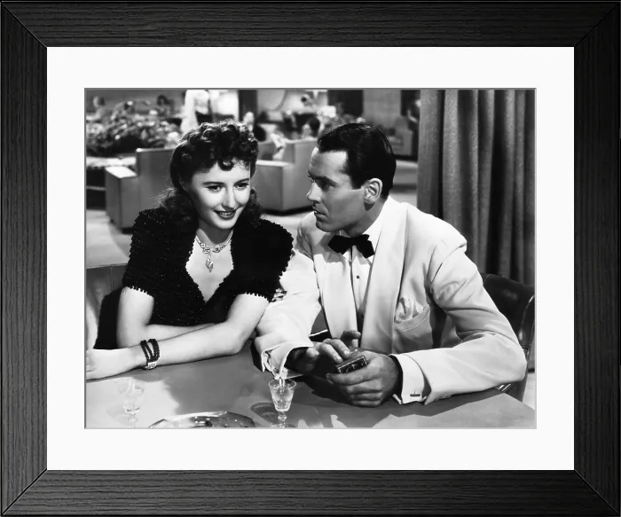 Framed Print : THE LADY EVE, Barbara Stanwyck, Henry Fonda, 1941