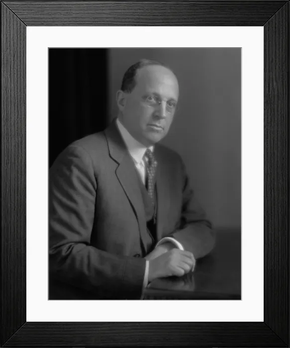 Framed Print : Eugene Isaac Meyer, American financier, and newspaper publisher, ca. 1930