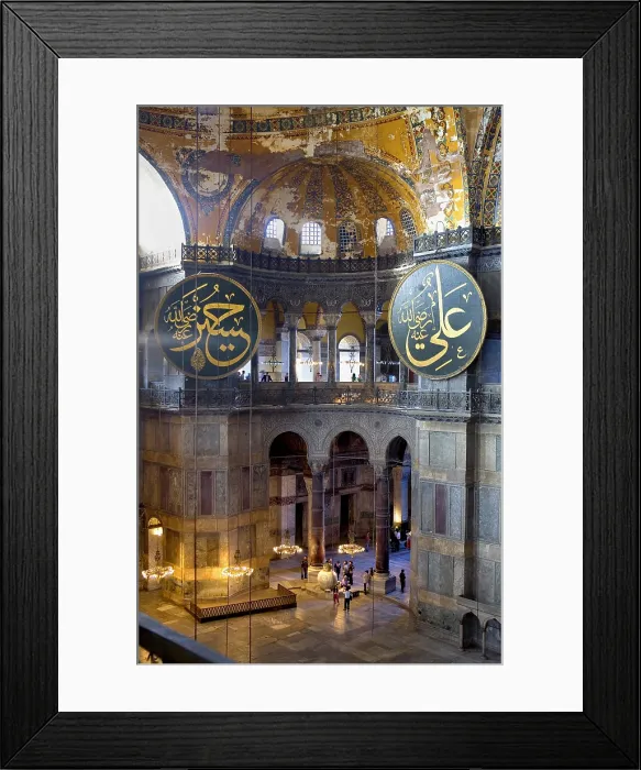 Framed Print : TURKEY. Istanbul. Hagia Sophia (Basilica of St. Sophia). Early Byzantine art. - Lucas Vallecillos / Iberfoto / Everett Collection (388950)**US SALES ONLY**