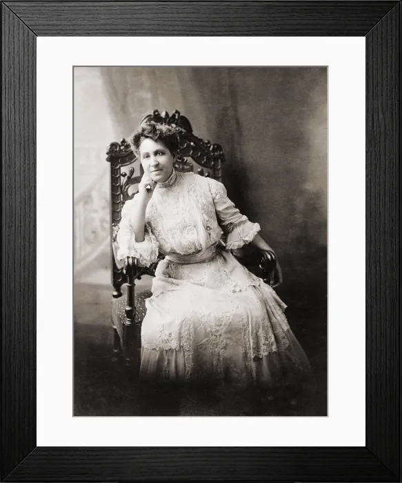 Framed Print : Mary Church Terrell (1863-July 1954) was an African American writer and socially prominent Washington D.C. civil rights activist. She personally lobbied U.S