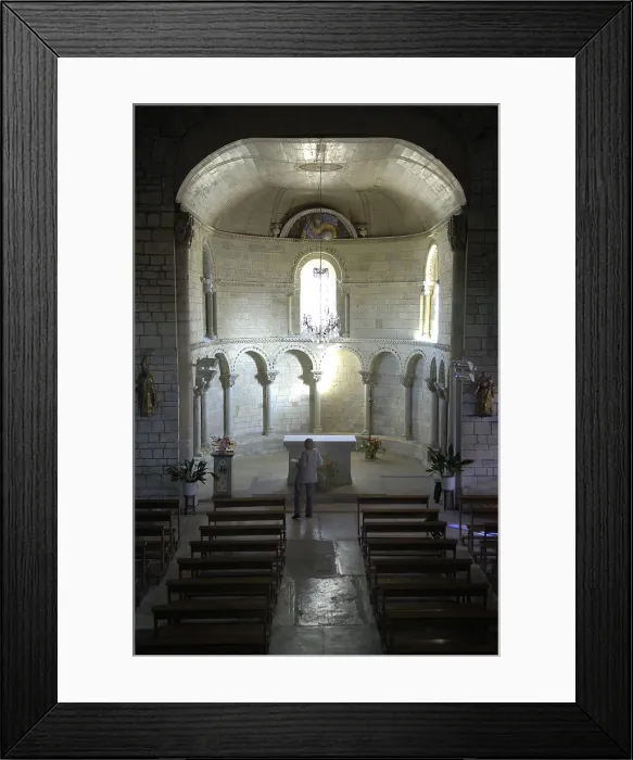 Framed Print : FRANCE. Church of Saint-Blaise (12th c.). Romanesque art. - Rafa Perez / Iberfoto / Everett Collection (389618)**US SALES ONLY**
