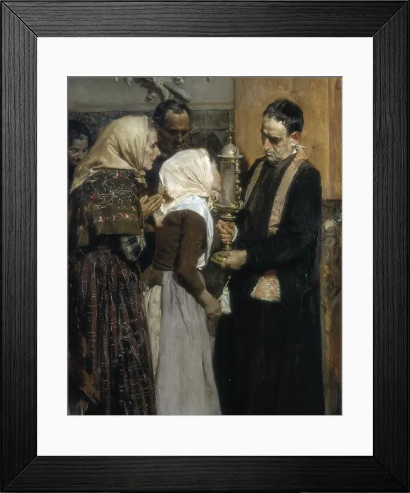 Framed Print : SOROLLA, Joaquin (1863-1923). Kissing the Relic. 1893. Detail. Oil on canvas. SPAIN. Bilbao. Bilbao Fine Arts Museum. - J Framed Print : SOROLLA, Joaquin (1863-1923). Kissing the Relic. 1893. Detail. Oil on canvas. SPAIN. Bilbao. Bilbao Fine Arts Museum. - J