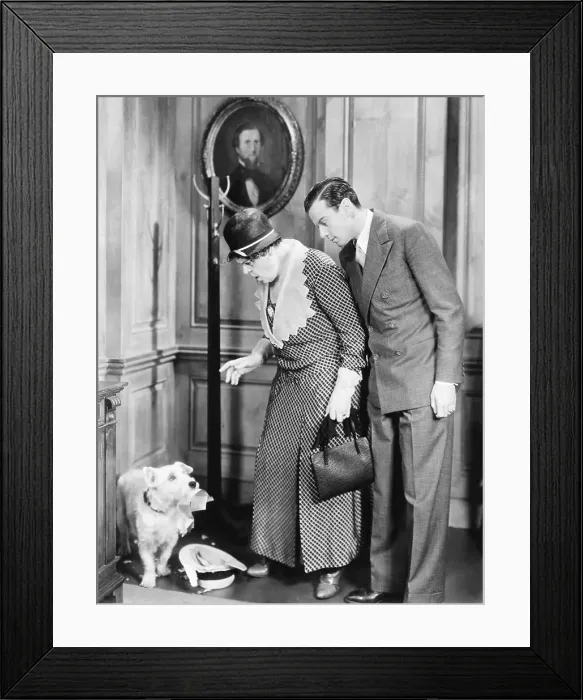 Framed Print : PROSPERITY, from left, Marie Dressler, Norman Foster, 1932