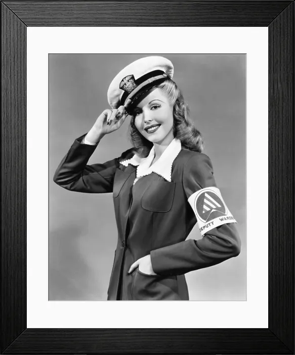 Framed Print : PRIORITIES ON PARADE, Ann Miller, 1942 Framed Print : PRIORITIES ON PARADE, Ann Miller, 1942