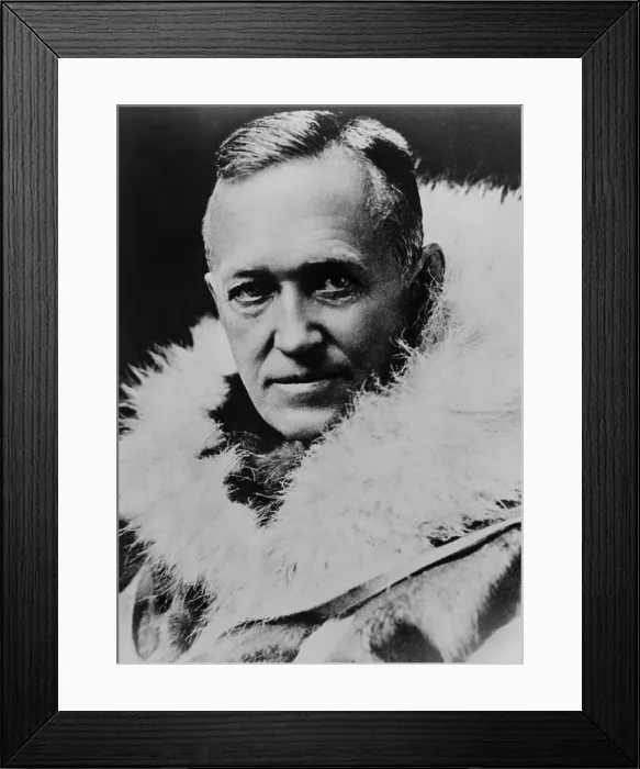 Framed Print : Lincoln Ellsworth, American polar explorer in a fur coat, 1938. He made four expeditions to Antarctica between 1933 and 1939. (BSLOC_2013_9_89) Framed Print : Lincoln Ellsworth, American polar explorer in a fur coat, 1938. He made four expeditions to Antarctica between 1933 and 1939. (BSLOC_2013_9_89)