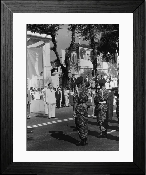 Framed Print : Diem after a Nov. 11, 1960 coup attempt Framed Print : Diem after a Nov. 11, 1960 coup attempt
