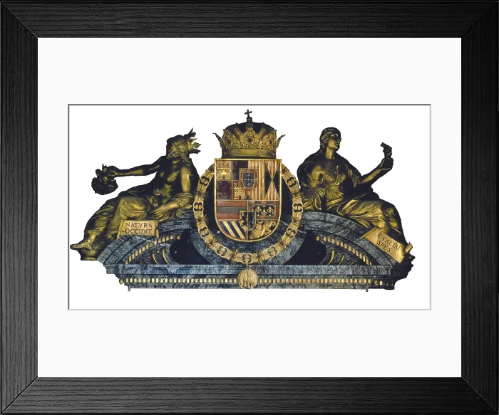 Framed Print : CRESCENZI, Giovanni Battista (1577-1635). Pantheon of the Kings. 1620. SPAIN. San Lorenzo de El Escorial. Royal Monastery of San Lorenzo de El Escorial