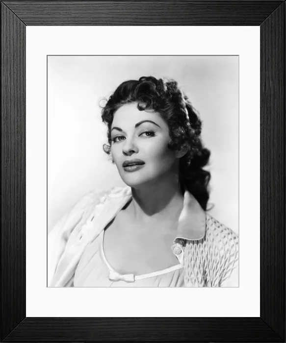 Framed Print : RAW EDGE, Yvonne De Carlo, 1956