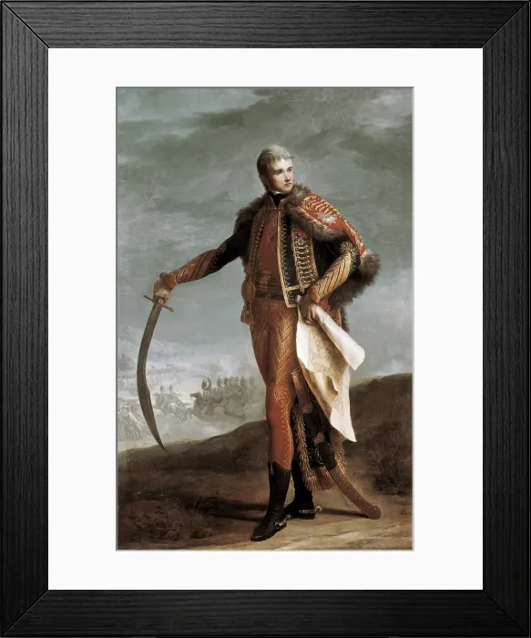 Framed Print : PERRIN, Jean Charles-Nicaise (1754-1831). Jean Lannes, Duke of Montebello. 1805-1810. Neoclassicism. Oil on canvas. FRANCE. Versailles. Palace of Versailles