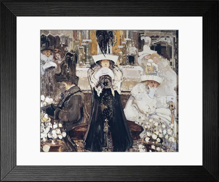 Framed Print : WOJTKIEWIECZ, Witold (1879-1909). Meditation. 1908. Tempera. POLAND. Krakow. National Museum. - BeBa / Iberfoto / Everett Collection (303065)**US SALES ONLY**