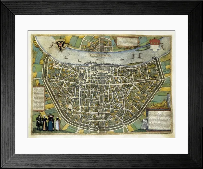 Framed Print : ORTELIUS, Abraham (1527-1598); BRAUN, George (1541-1622); HOGENBERG, Franz (1535-1590). Civitatis Orbis Terrarum (Theatrum orbis terrarum). 1572-1617. Cologne (1572). Volume I Framed Print : ORTELIUS, Abraham (1527-1598); BRAUN, George (1541-1622); HOGENBERG, Franz (1535-1590). Civitatis Orbis Terrarum (Theatrum orbis terrarum). 1572-1617. Cologne (1572). Volume I