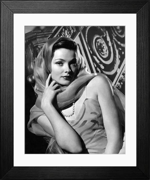 Framed Print : THE RAZOR'S EDGE, Gene Tierney, 1946, 20th Century Fox, TM & Copyright  /  Courtesy: Everett Collection