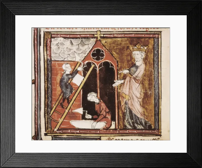 Framed Print : LOUIS VI the Fat, of France (1081-1137). King of the Franks (1108-1137) Framed Print : LOUIS VI the Fat, of France (1081-1137). King of the Franks (1108-1137)