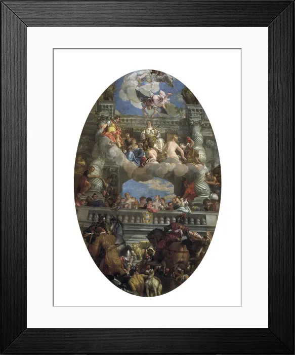 Framed Print : VERONESE, Paolo Caliari, called Paolo (1528-1588). Apotheosis of Venice. ITALY. Venice. Ducal Palace. Renaissance art. Cinquecento. Fresco