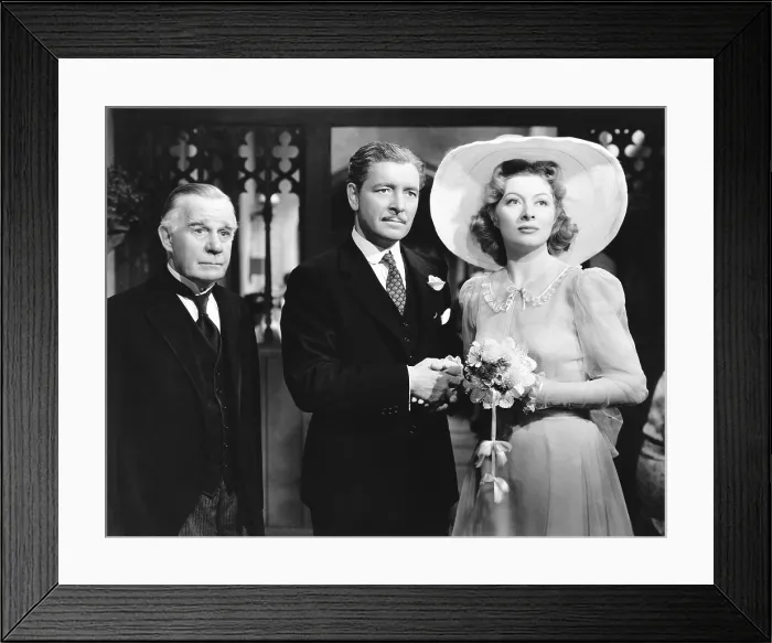 Framed Print : RANDOM HARVEST, from left: Henry Travers, Ronald Colman, Greer Garson, 1942 Framed Print : RANDOM HARVEST, from left: Henry Travers, Ronald Colman, Greer Garson, 1942