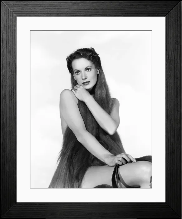 Framed Print : LADY GODIVA OF COVENTRY, (aka LADY GODIVA), Maureen O'Hara, 1955