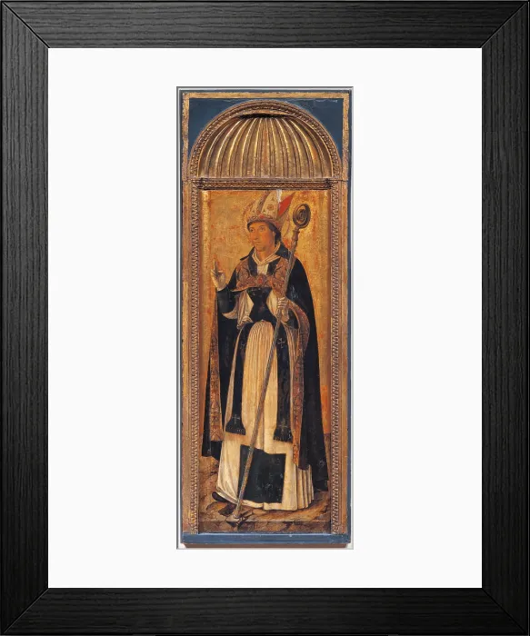 Framed Print : Triptych of the Virgin, by Giovanni Bellini, workshop of Jacopo Bellini, 1460 - 1464, 15th Century, panel, cm 60 x 166 - Italy, Veneto, Venice, Accademia Art Galleries. SOPRA A N Framed Print : Triptych of the Virgin, by Giovanni Bellini, workshop of Jacopo Bellini, 1460 - 1464, 15th Century, panel, cm 60 x 166 - Italy, Veneto, Venice, Accademia Art Galleries. SOPRA A N