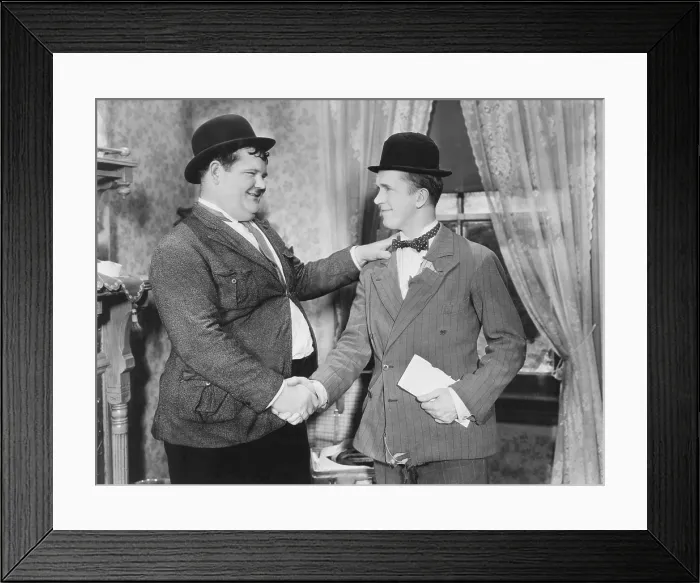 Framed Print : LAUGHING GRAVY, from left: Oliver Hardy, Stan Laurel, 1931 Framed Print : LAUGHING GRAVY, from left: Oliver Hardy, Stan Laurel, 1931