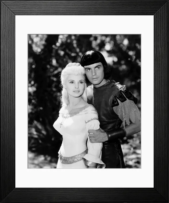 Framed Print : PRINCE VALIANT, from left, Janet Leigh, Robert Wagner, 1954, 20th Century Fox, TM & Copyright / Courtesy: Everett Collection
