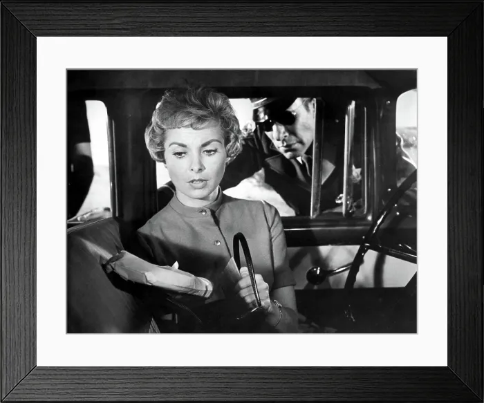 Framed Print : PSYCHO, Janet Leigh, Mort Mills, 1960 Framed Print : PSYCHO, Janet Leigh, Mort Mills, 1960