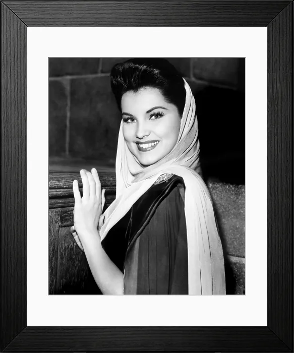 Framed Print : PRINCE VALIANT, Debra Paget, on-set, 1954, (c) 20th Century Fox, TM & Copyright  /  Courtesy: Everett Collection