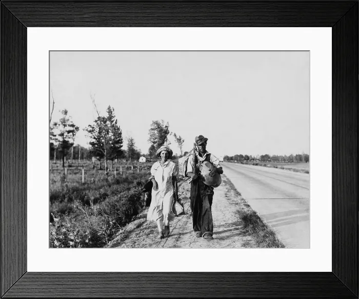 Framed Print : Oakies couple migrating Framed Print : Oakies couple migrating