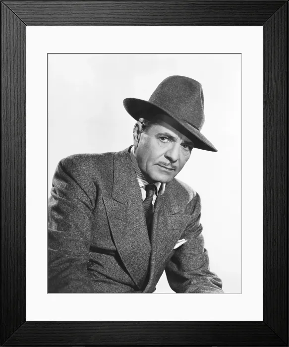 Framed Print : PRISON WARDEN, Warner Baxter, 1949 Framed Print : PRISON WARDEN, Warner Baxter, 1949