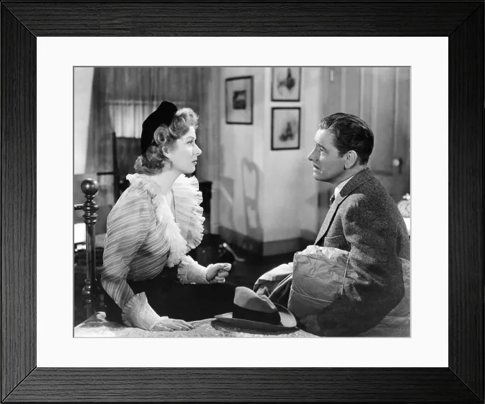 Framed Print : RANDOM HARVEST, from left, Greer Garson, Ronald Colman, 1942