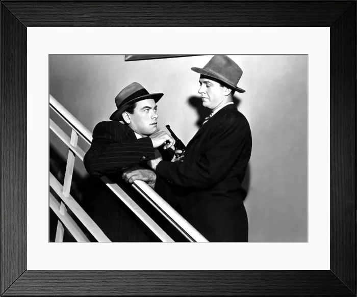 Framed Print : RAILROADED!, John Ireland, Hugh Beaumont, 1947