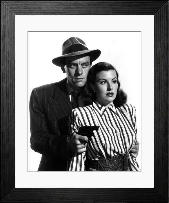 Framed Print : RAILROADED!, John Ireland, Sheila Ryan, 1947