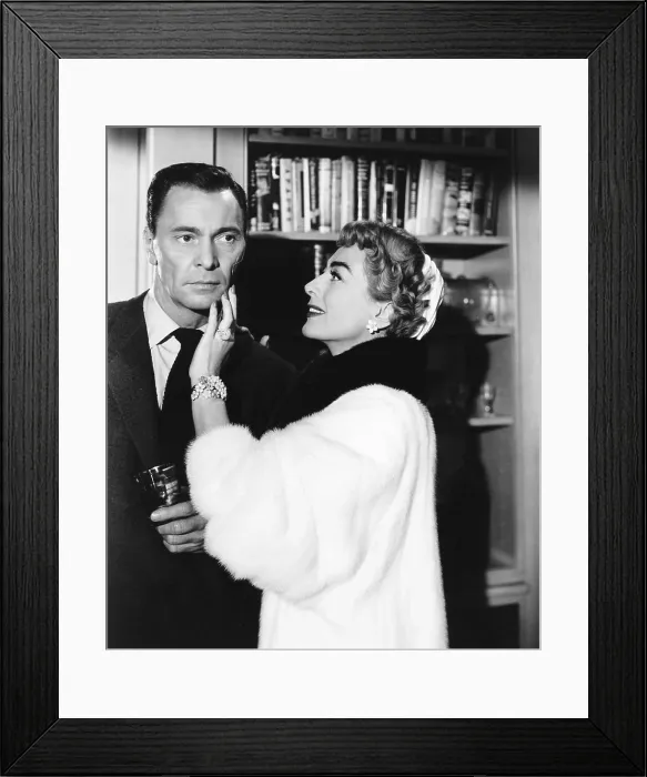 Framed Print : QUEEN BEE, from left, Barry Sullivan, Joan Crawford, 1955 Framed Print : QUEEN BEE, from left, Barry Sullivan, Joan Crawford, 1955