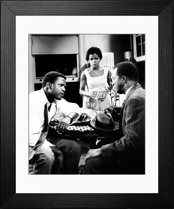 Framed Print : A RAISIN IN THE SUN, Sidney Poitier, Ruby Dee, Louis Gossett Jr. 1961 Framed Print : A RAISIN IN THE SUN, Sidney Poitier, Ruby Dee, Louis Gossett Jr. 1961
