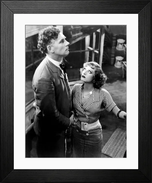 Framed Print : RAIN, from left, Walter Huston, Joan Crawford, 1932