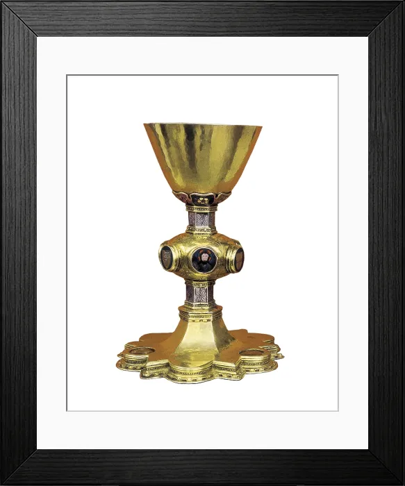 Framed Print : Kingdom of Aragon (1412). Compromise of Caspe. Chalice of the compromise. Jewelry. - CAGP / Iberfoto / Everett Collection (305828)**US SALES ONLY**