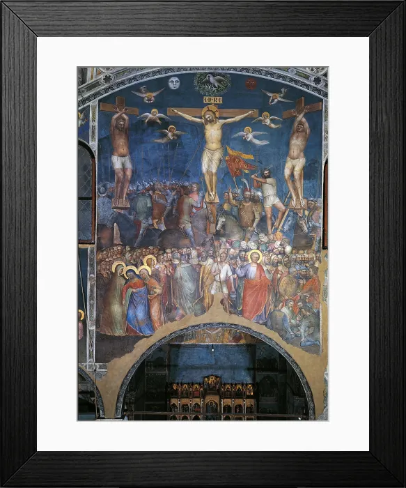 Framed Print : Frescos of Padua Baptistery, Crucifixion, by Giusto Padovano Giusto de Menabuoi, 1370 about, 14th Century, fresco, - Italy, Veneto, Padua, Baptistery. All Framed Print : Frescos of Padua Baptistery, Crucifixion, by Giusto Padovano Giusto de Menabuoi, 1370 about, 14th Century, fresco, - Italy, Veneto, Padua, Baptistery. All