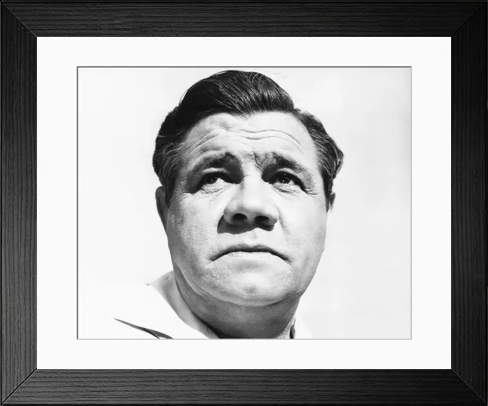 Framed Print : THE PRIDE OF THE YANKEES, Babe Ruth, 1942