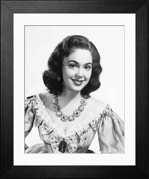 Framed Print : PRINCE OF PIRATES, Barbara Rush, 1953 Framed Print : PRINCE OF PIRATES, Barbara Rush, 1953