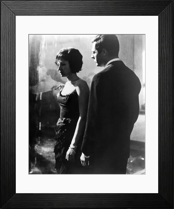 Framed Print : LA NOTTE, Monica Vitti, Marcello Mastroianni, 1961 Framed Print : LA NOTTE, Monica Vitti, Marcello Mastroianni, 1961