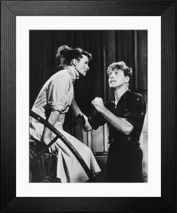 Framed Print : THE RAINMAKER, from left: Katharine Hepburn, Burt Lancaster, 1956 Framed Print : THE RAINMAKER, from left: Katharine Hepburn, Burt Lancaster, 1956