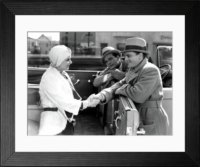 Framed Print : THE PUBLIC ENEMY, Jean Harlow, Edward Woods, James Cagney, 1931 Framed Print : THE PUBLIC ENEMY, Jean Harlow, Edward Woods, James Cagney, 1931