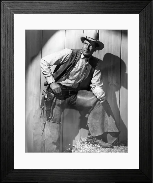 Framed Print : RAMROD, Joel McCrea, 1947