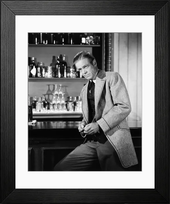 Framed Print : RAILS INTO LARAMIE, Dan Duryea, 1954