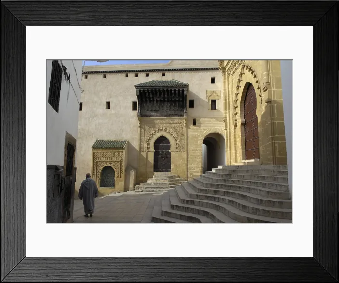 Framed Print : MOROCCO. Sale. Great Mosque and madrasah. - Rafa Perez / Iberfoto / Everett Collection (307116)**US SALES ONLY**