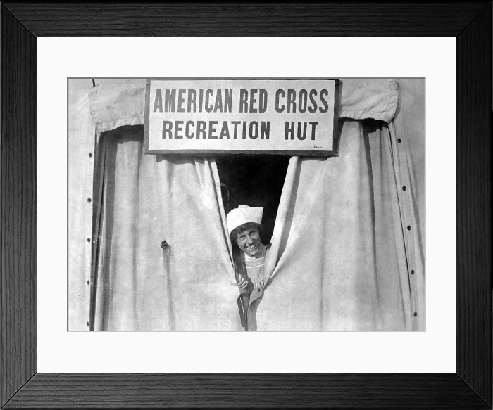 Framed Print : American Red Cross Recreation Hut at American Military Hospital No. 5, Auteuil, France. World War I. Sept. 1918 Framed Print : American Red Cross Recreation Hut at American Military Hospital No. 5, Auteuil, France. World War I. Sept. 1918