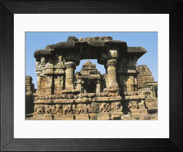 Framed Print : INDIA. KARNATAKA. Pattadakal. Mallikarjuna Temple. Built in 8th c. - Iberfoto / Everett Collection (555403)**US SALES ONLY**