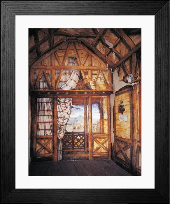 Framed Print : Interior Decoration of a Rustic Hut in the Garden of Palazzo Milzetti, Faenza, by Romolo Liverani, 1850, 19th Century, trompe loeil mural, fresco, - Italy, Emilia Romagna Framed Print : Interior Decoration of a Rustic Hut in the Garden of Palazzo Milzetti, Faenza, by Romolo Liverani, 1850, 19th Century, trompe loeil mural, fresco, - Italy, Emilia Romagna